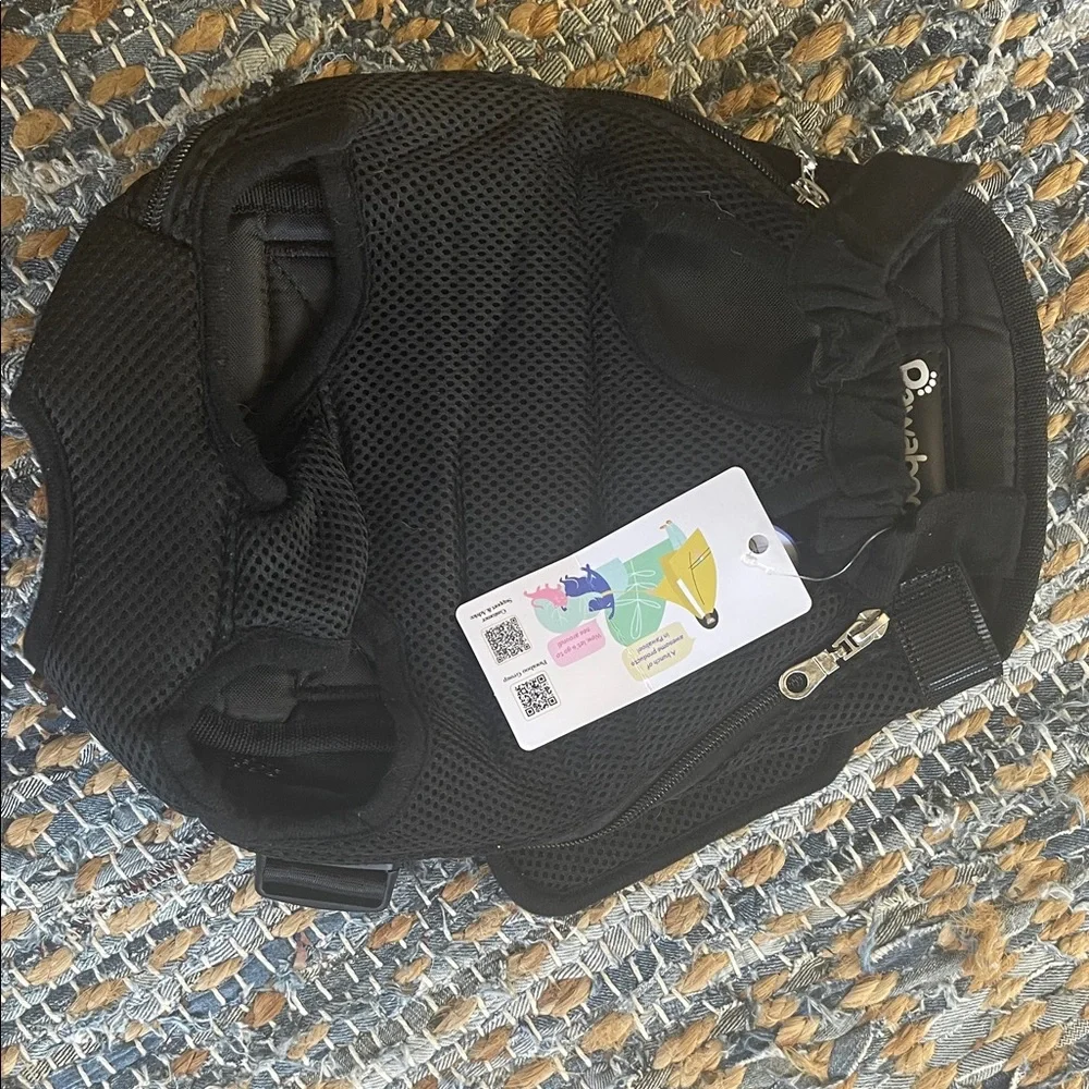 NWT Black Mesh Pet Carrier by Pawaboo